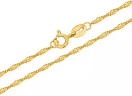 Brilio Silver Gold-plated chain bracelet Lambada CN009Y