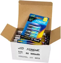 Blow R6 Ni-MH AA 800mAh XTREME baterijos saulės lempoms, 12 lizdinių plokštelių