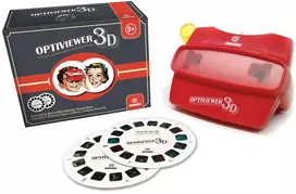 Svoora retro 3D akiniai Optiviewer su 2 diskais