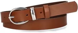 Moteriškas odinis diržas N641, 2,5 cm
