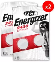 Elementai Energizer CR2430, 4vnt, 3V