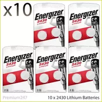Elementai Energizer CR2430, 10vnt, 3V