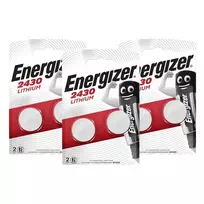 Elementai Energizer CR2430, 6vnt, 3V