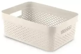 Curver Kaste Infinity Recycled 11L 36x27x14cm oazes balta ()