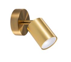 LED RGBW dimeriu reguliuojamas sieninis taškinis šviestuvas GOLDIE 1xGU10/4,8W/230V auksinis