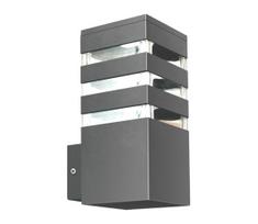 LED RGBW reguliuojamas lauko sieninis šviestuvas TEKSAS 1xE27/9W/230V IP44 antracitas