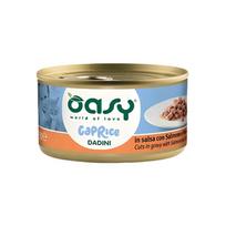 Oasy Caprice konservai su vištiena ir lašiša padaže katėms, 85 g