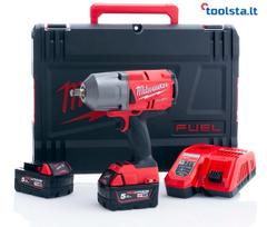 Milwaukee M18 ONEFHIWF12-502X, Akumuliatorinis smūginis veržliasukis su 2 x 5.0 Ah akum. ir įkrovikliu
