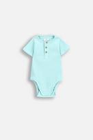 COCCODRILLO smėlinukas trumpomis rankovėmis TROPICAL STORY BOY NEWBORN, žalias,