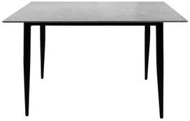 Valgomojo stalas Venezia, juoda sp./pilka sp., 120 cm x 70 cm x 75 cm