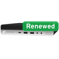 HP Renewed Grade B | EliteDesk 800 G4 | Intel Core i5 | i5-8500T | 8GB | SSD | 256GB | Intel UHD Graphics 630 | Windows 11 Pro