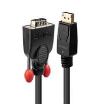 Adapteris - DisplayPort į VGA 0.5m 1920x1200@60Hz Auksu Padengtas