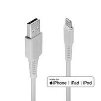 USB Kabelis - LINDY USB tipo A į Lightning Laidas, 480Mbps, 1 m, Baltas