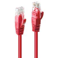 Tinklo Kabelis - LINDY Cat.6 U/UTP Tinklo Kabelis, RJ45, M/M, 250MHz, 3 m, Raudonas