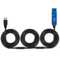 USB Prailginimo Laidas - LINDY USB 3.0 Aktyvus Prailginimo Laidas, 5Gbps, 20 m, Juodas