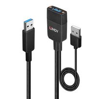 USB Kabelis - LINDY Hibridinis USB 3.2 Type A Laidas, 10Gbps, 35 m, Juodas