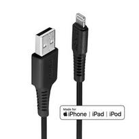 USB Kabelis - LINDY USB Type A į Lightning Laidas, M/M, 480Mbps, 2 m, Juodas