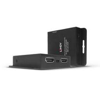 AV Ilgintuvas - LINDY Cat.6 HDMI 4K30  and  IR Ilgintuvas su PoC  and  Loop Out Amplify, 70 m, Juodas