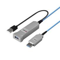 USB Kabelis - LINDY Šviesolaidinis USB 3.0 Laidas, 5Gbps, 30 m, Mėlynas