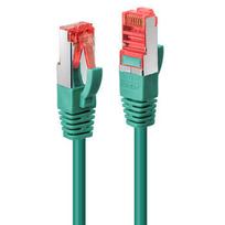 Tinklo Kabelis - LINDY Cat.6 S/FTP Tinklo Kabelis, RJ45, M/M, 250MHz, 27AWG, 2 m, Žalias