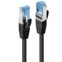 Tinklo Kabelis - LINDY Cat.6A S/FTP TPE Tinklo Kabelis, RJ45, M/M, 500MHz, 0.5 m, Juodas