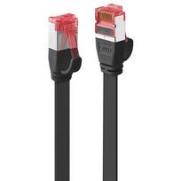 Tinklo Kabelis - LINDY Cat.6 U/FTP Plokščias Tinklo Kabelis, RJ45, M/M, 250MHz, 32AWG, 10 m, Juodas