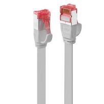 Tinklo Kabelis - LINDY Cat.6 U/FTP Plokščias Tinklo Kabelis, RJ45, M/M, 250MHz, 32AWG, 3 m, Pilkas
