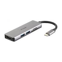 Dokų Stotis - D-LINK DUB-M530 4K HDMI USB 3.0 SD/microSD Skaitytuvas