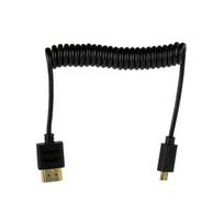 HDMI Laidas - MITOYA HDMI į micro HDMI 2.1 50cm 8K 60Hz Spiral