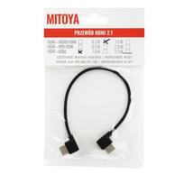 HDMI Laidas - 30cm Kampinis HDMI į Micro HDMI 8K 60Hz 4K 120Hz 48Gbps