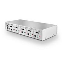 KVM Switch - LINDY 4 Prievadų DisplayPort 1.2 KVM Switch, 3840x2160@60Hz, Sidabrinis