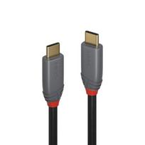 Kabelis - LINDY 7m USB 3.2 Type C to C 10Gbps 100W PD Juodas