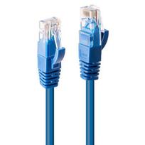 Tinklo Kabelis - LINDY Cat.6 U/UTP Tinklo Kabelis, RJ45, M/M, 250MHz, 7.5 m, Mėlynas