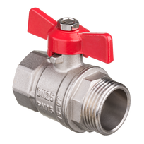 Ventilis Invena ZK-04-025-L, rutulinis, 1"