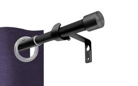 Karnizo komplektas Karpol, 200 - 350 cm, Ø 19 mm, juoda sp.