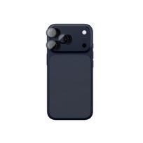 Fotoaparato Stiklas "iphone 17 Pro / Pro Max" Su Mėlynu Aliuminio Rėmeliu Objektyvo Stiklas