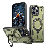 Dėklas "iphone 16 Pro Max Hybrid Armor Trendy Magsafe" - žalias