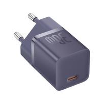 Usb-c Gan5 30 W Tinklo įkroviklis Su Usb-c 100 W 1 M Kabeliu - Violetinis