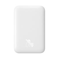 "powerbank" Magnetinis 6000 Mah 20w "airpow" Su Laidu "baseus Simple Usb-c" - Usb-c 30 Cm - Baltas