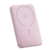 "powerbank" 10000mah 22,5w "enerfill Fm12 Qi2 Magsafe" Su Usb-c Kabeliu 20v 3a 30cm - Rožinis