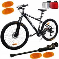 MalTrack Sport 26 colių kalnų dviratis MTB, 21 pavara, plieninis rėmas 15"