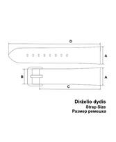 Vostok Europe ENGINE Laikrodžio dirželis VE-ENGINE-01(R).22.B - 647