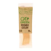 GoGreen Reusable Spoons Go Green, 10 pcs/0.07kg