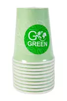 GoGreen Eco-friendly Go Green 250ml glasses, 10 pieces / 0.06kg