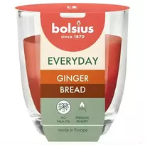 bolsius Candle scent. Glass jar. Everyday Ø80x70mm gingerbread