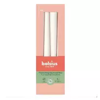 bolsius Table candles, 4 per box, 245/24mm, white