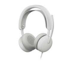 LOGITECH Zone Wired 2 for Business White, Wired USB Headset with Adaptive Hybrid ANC, Noise-Canceling Microphone, Microsoft Teams Certified