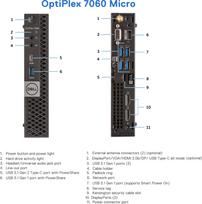 Dell Renewed Grade A | OptiPlex 7060 Micro | Intel Core i5 | i5‑8500T | 8GB | SSD | 256GB | Intel UHD Graphics 630 | Windows 11 Pro