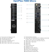 Dell Renewed Grade A | OptiPlex 7080 Micro | Intel Core i5 | i5‑10500T | 16GB | SSD | 256GB | Intel UHD Graphics 630 | Windows 11 Pro