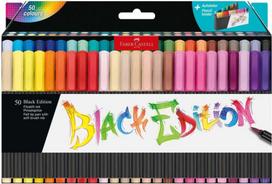 Faber-Castell – Black Edition Brush Tip Marker – 50 Asst. (116454)